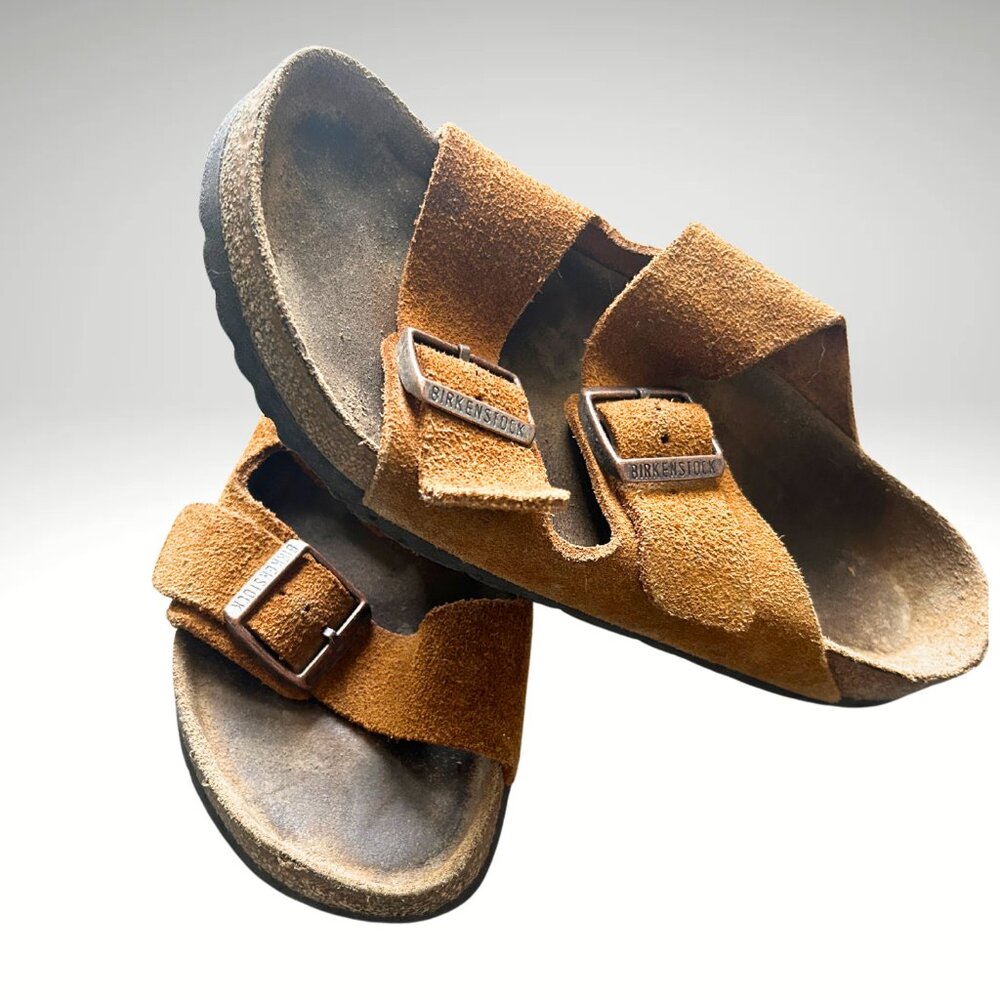 Birkenstock Sandals Suede Leather Women's EUC